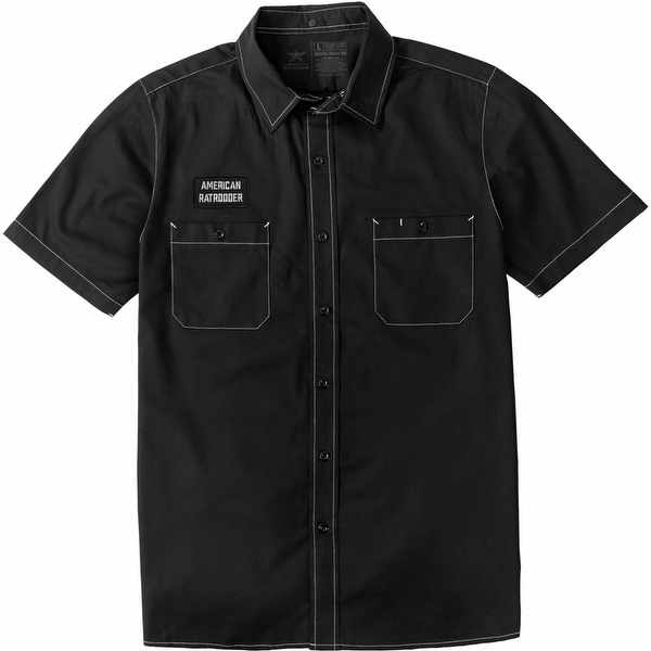 Men's American RatRodder Contrast Stitch Shop Shirt