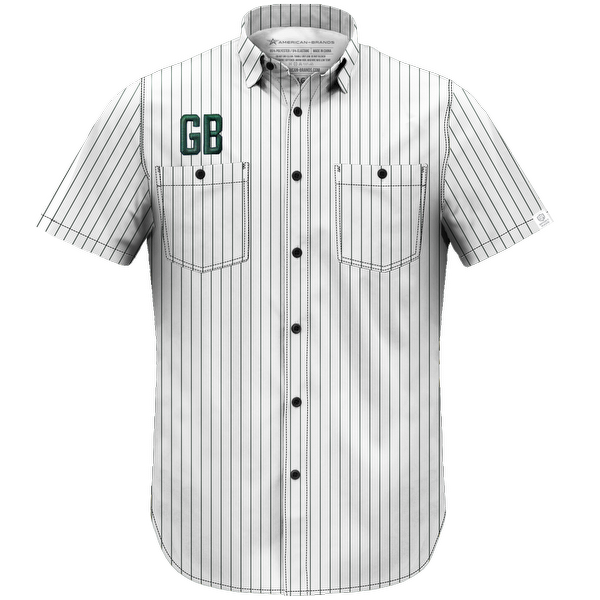 Men's Pinstripe Green 1919 Lightweight Shirt