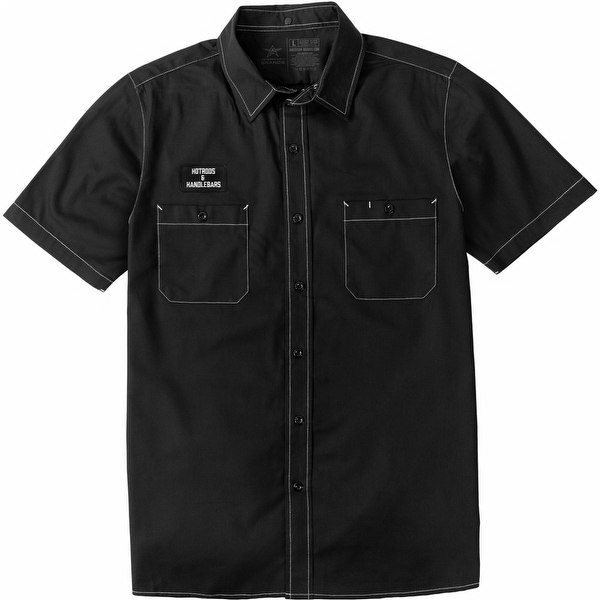 Men's Hot Rods & Handlebars Contrast Stitch Shop Shirt