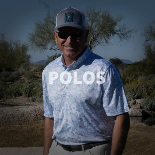 Golfer For Life Polo Shirts